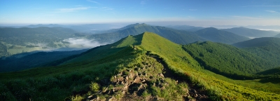 Tuż po świcie na Połoninie Caryńskiej